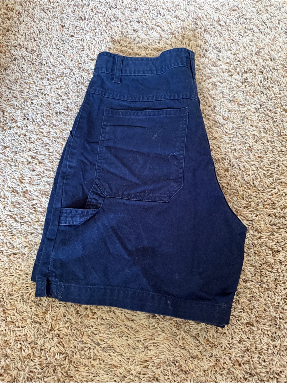 Classic High-Waist cotton shorts